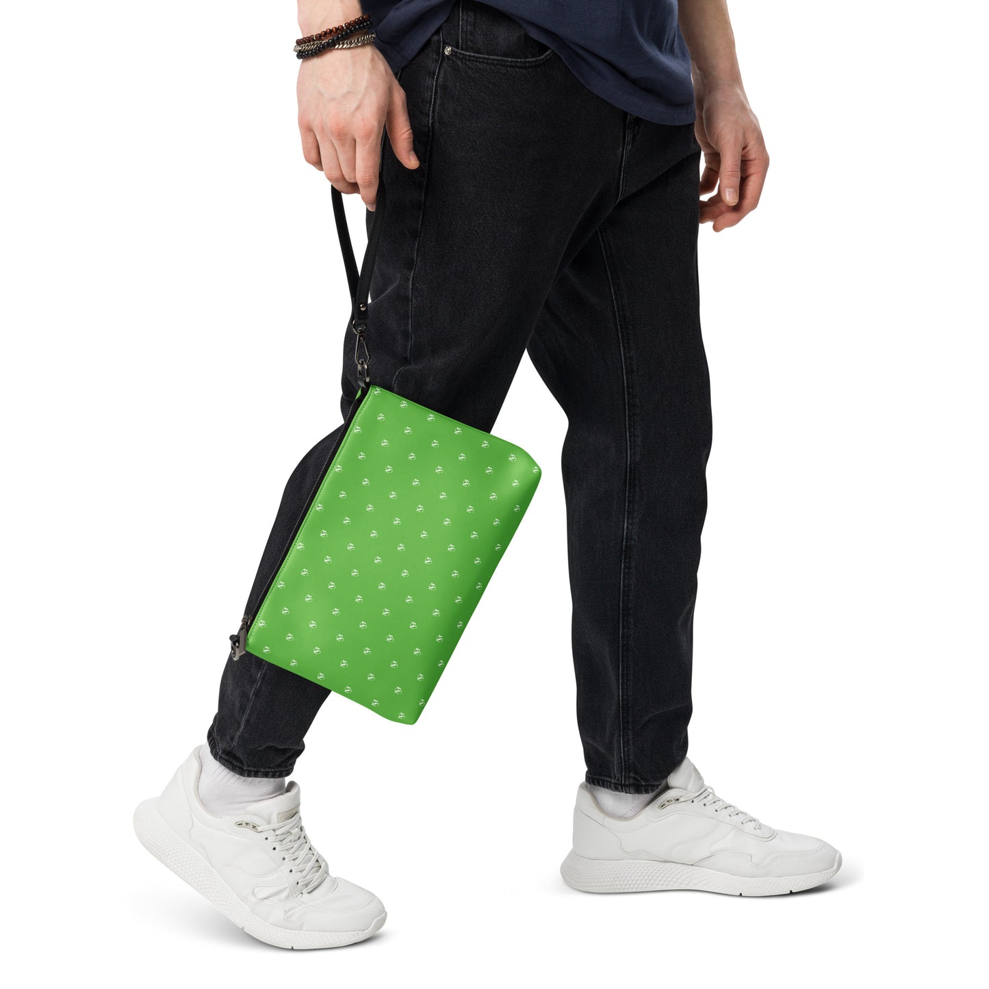 MS Logo Print Crossbody Bag