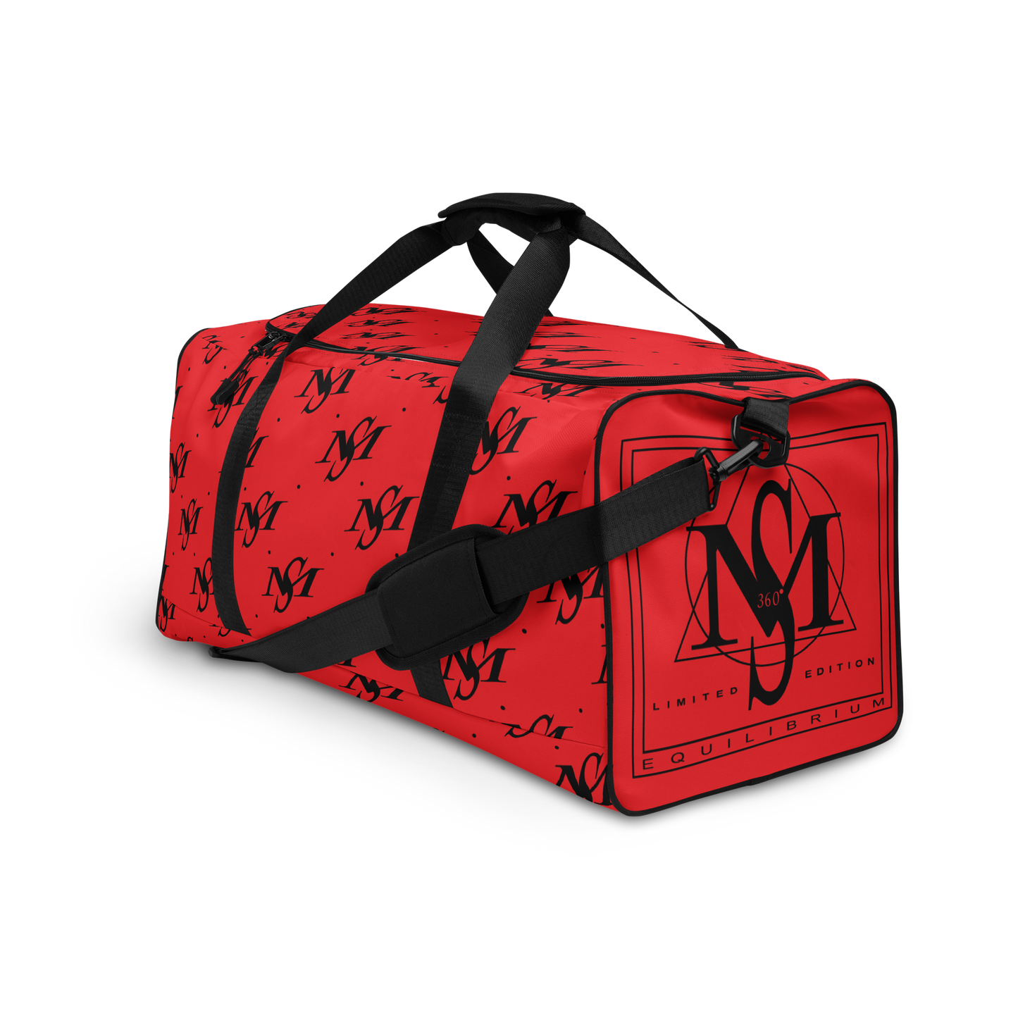 MS Logo Print Duffle Bag
