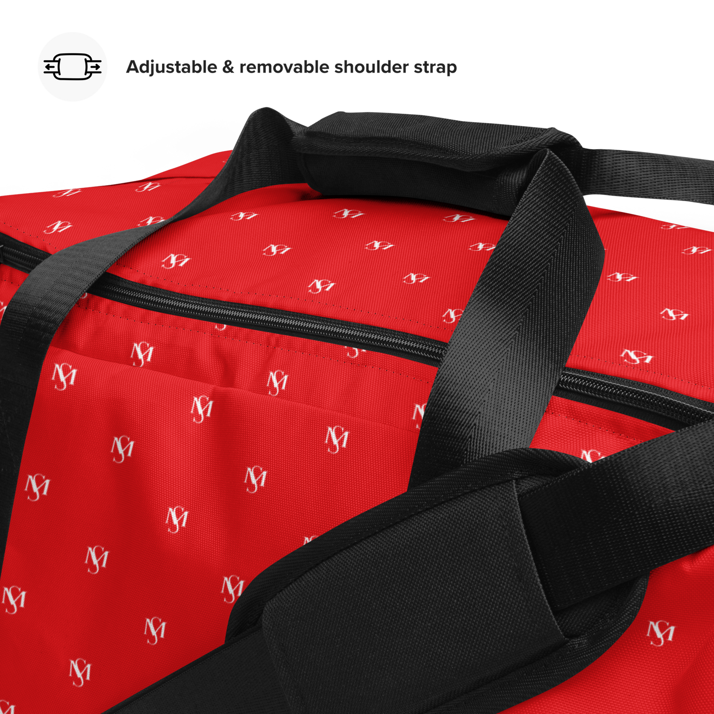 MS Logo MicroPrint Duffle Bag