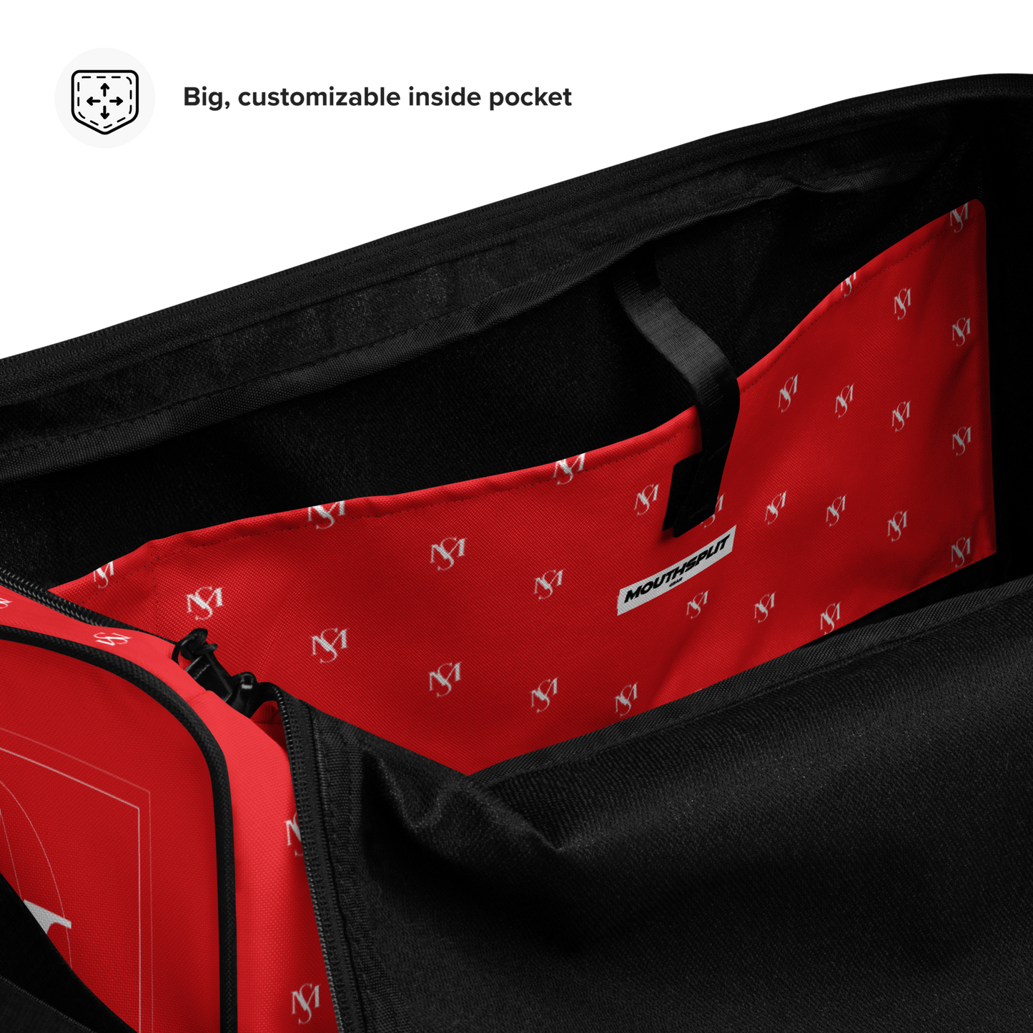 MS Logo MicroPrint Duffle Bag