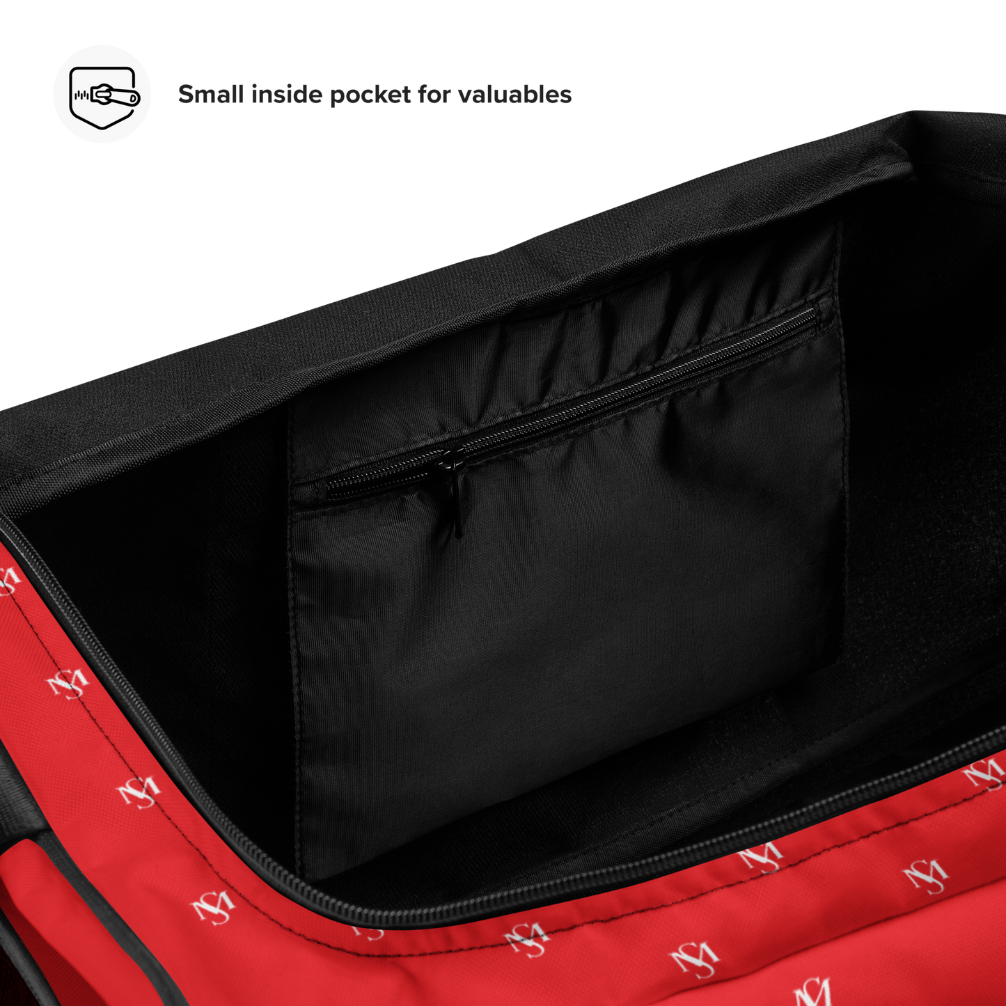 MS Logo MicroPrint Duffle Bag