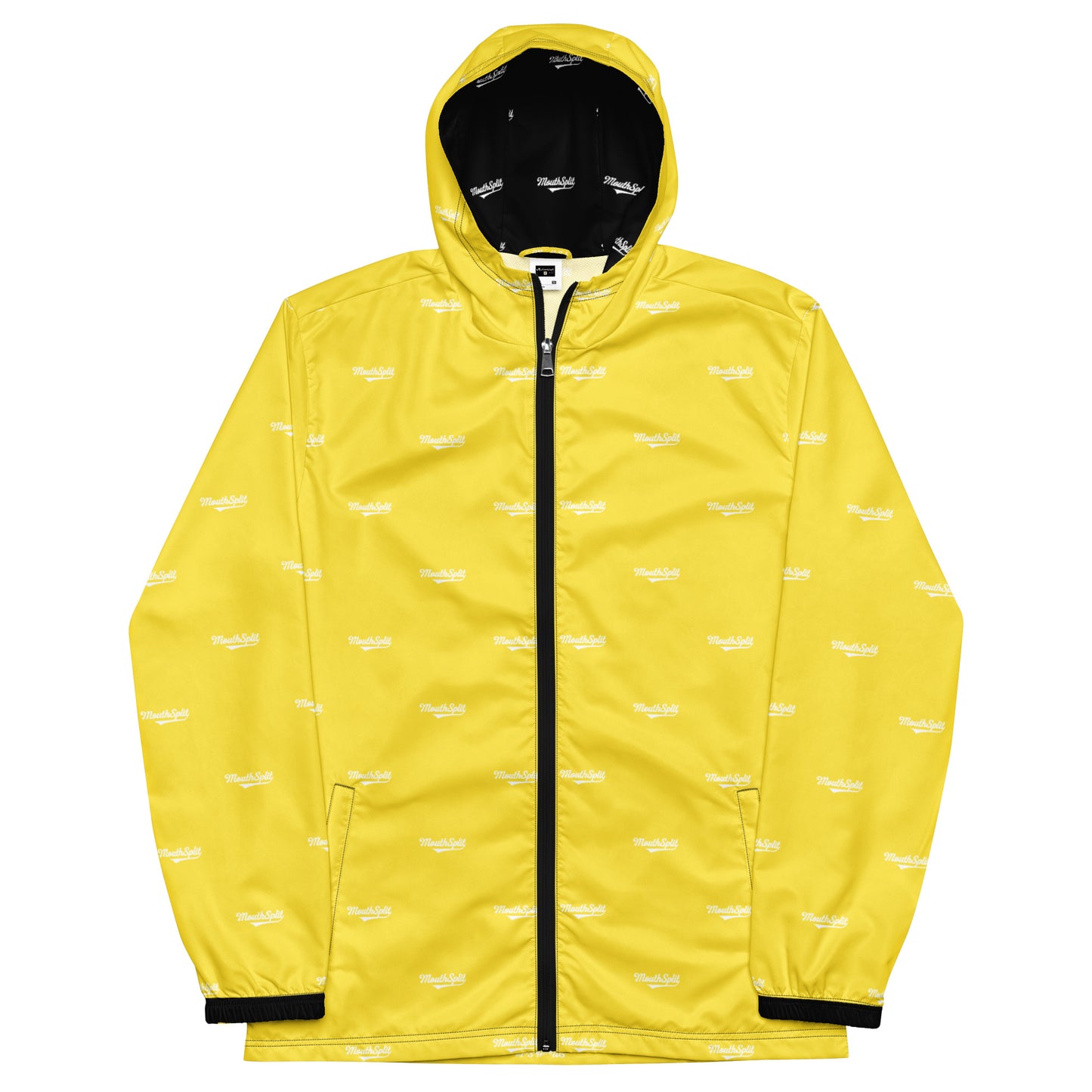 MouthSplit Logo Print Full Zip Windbreaker
