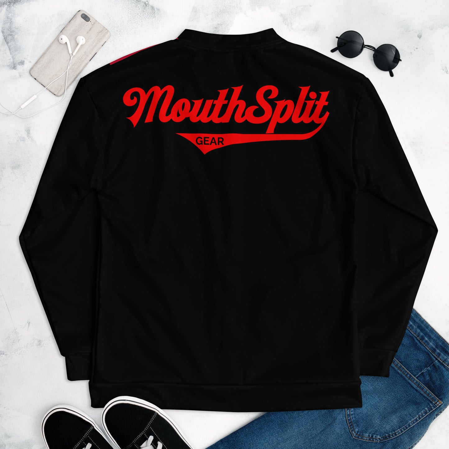 Red Captain Struggle Bomber Jacket