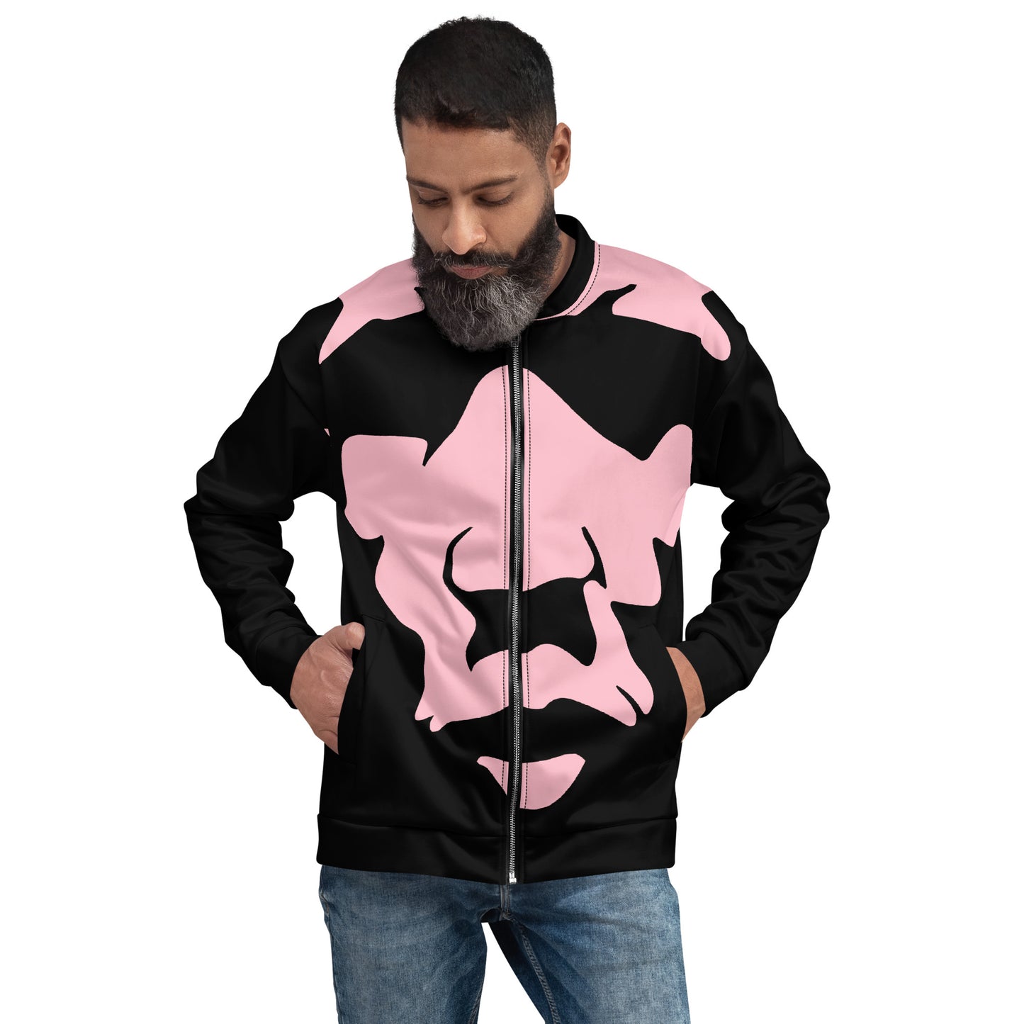 Pink Captain Struggle Unisex Bomber Jacket