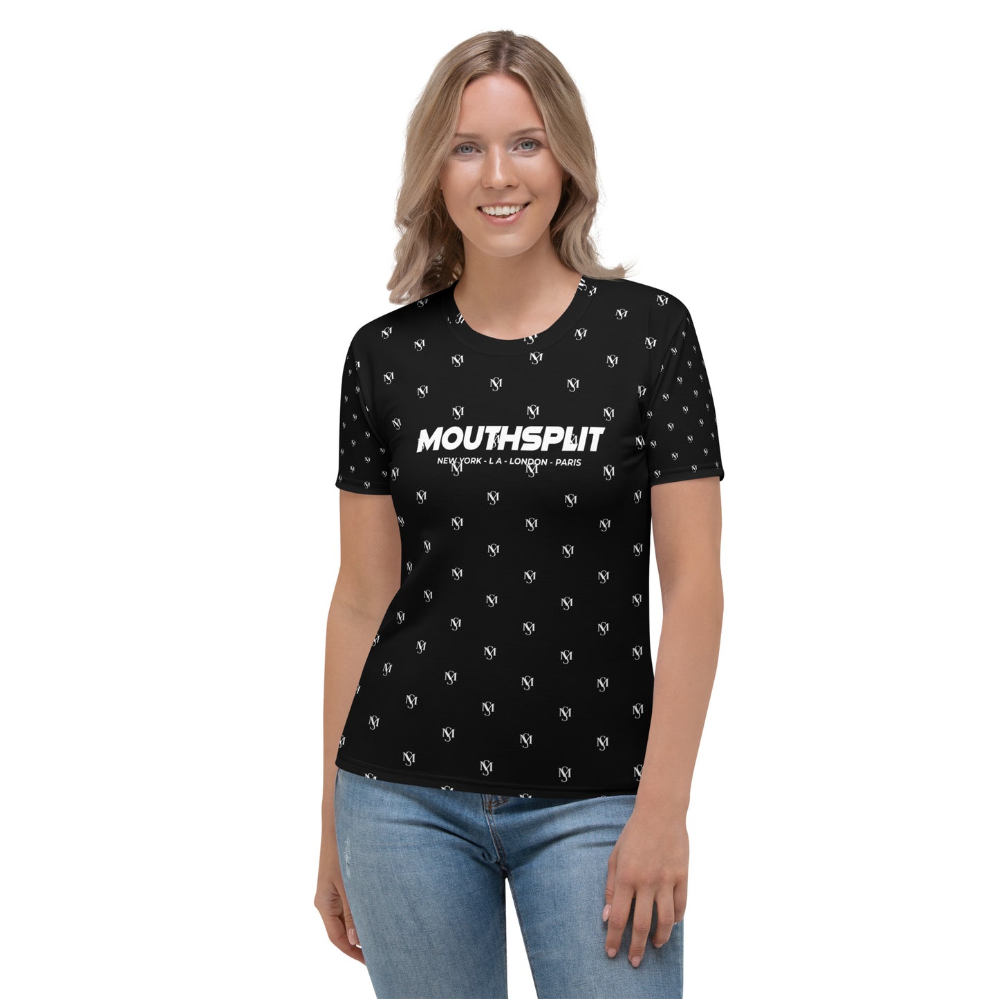 MouthSplit Cities Logo Print Women's Tee