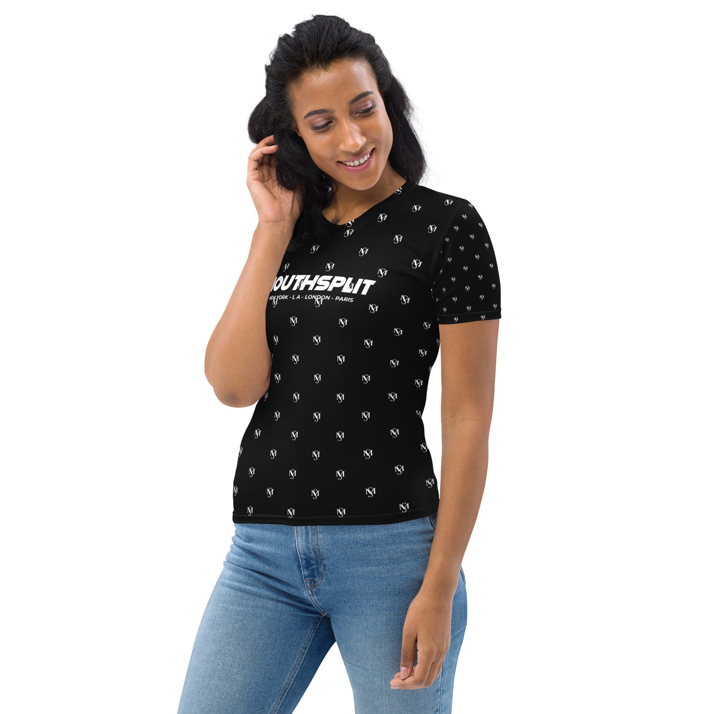 MouthSplit Cities Logo Print Women's Tee