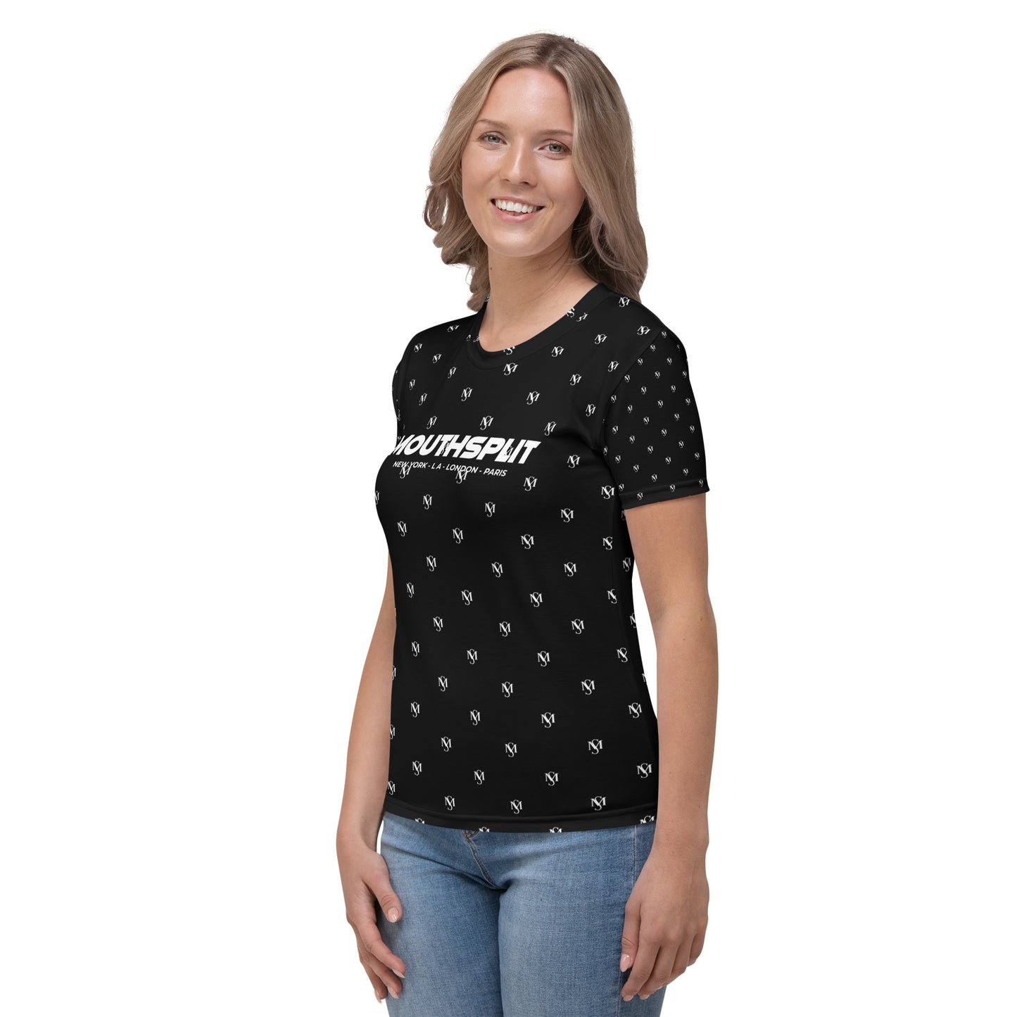 MouthSplit Cities Logo Print Women's Tee