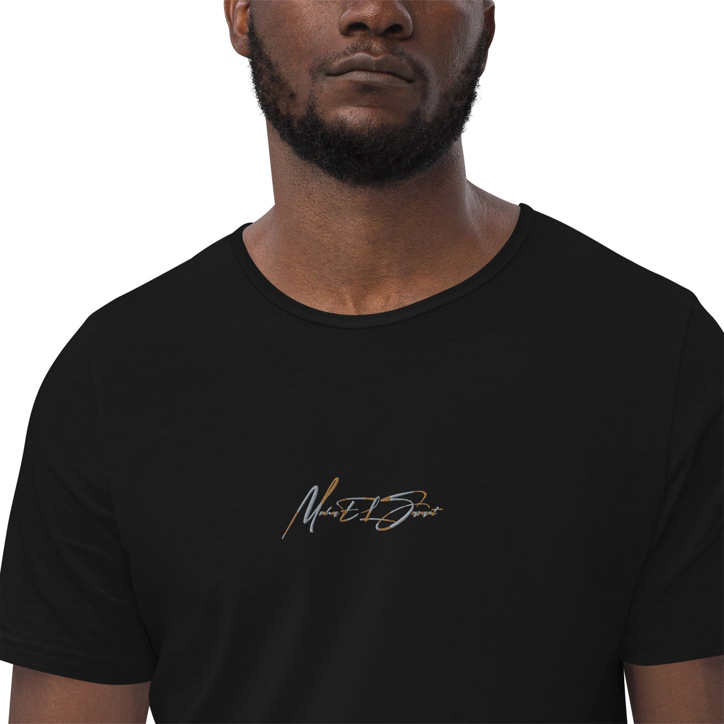 MS Script Curved Hem Tee