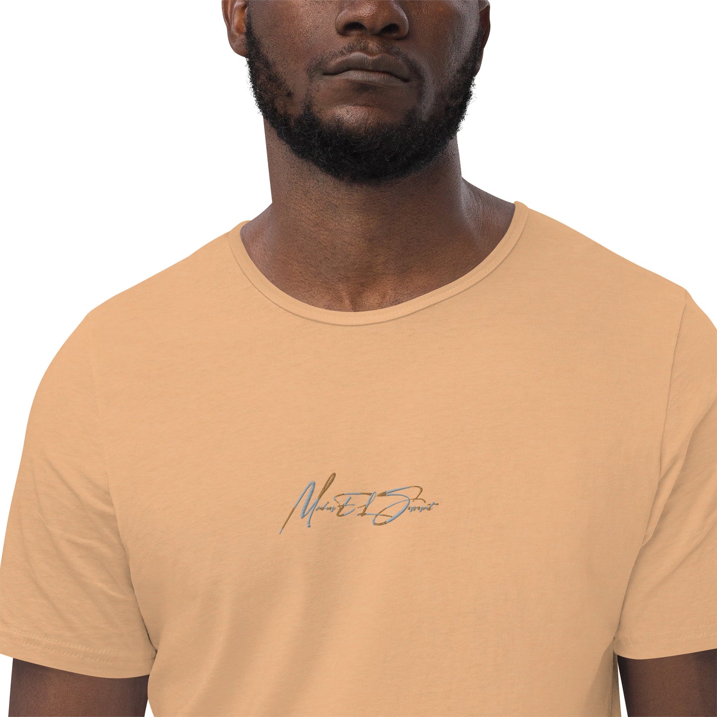 MS Script Curved Hem Tee