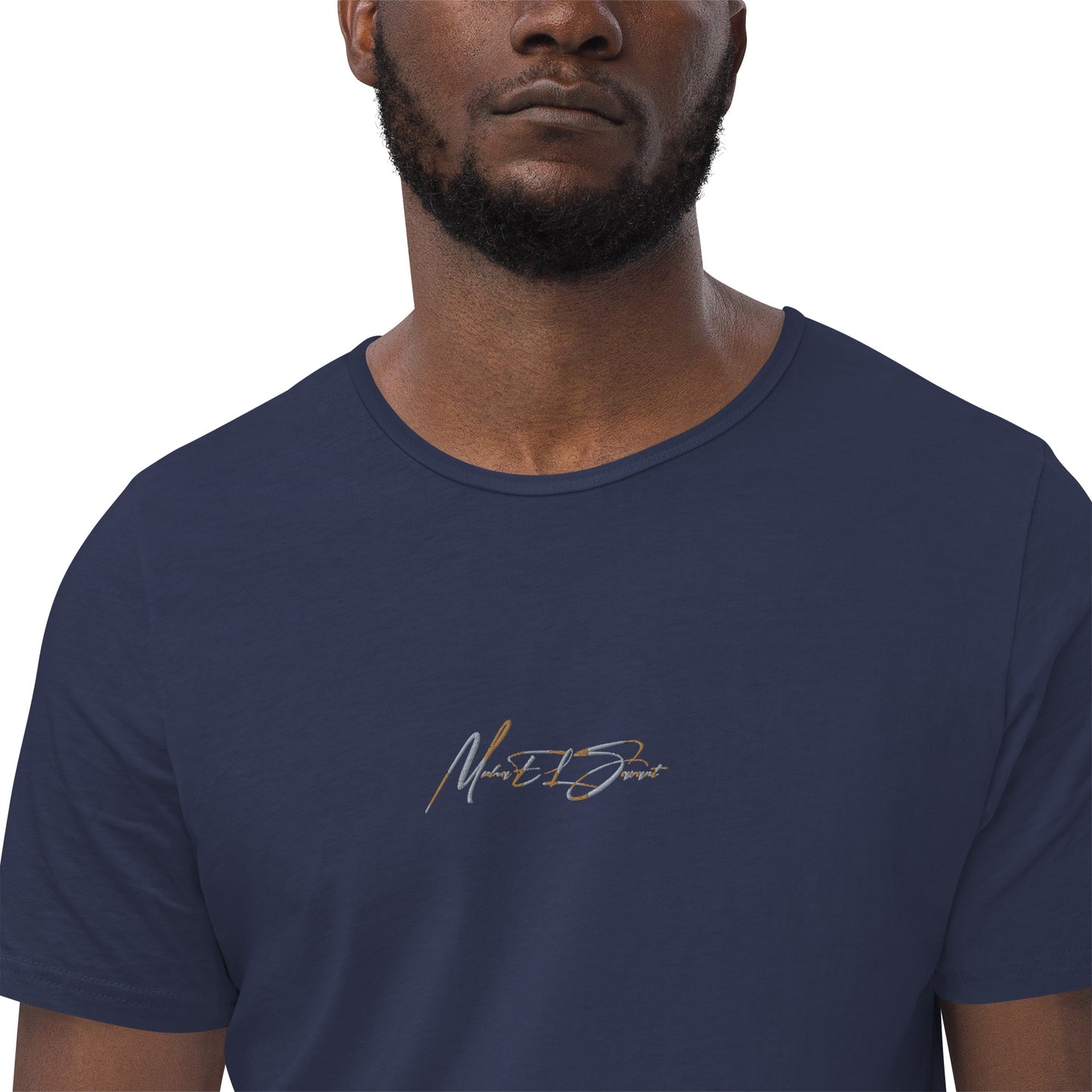 MS Script Curved Hem Tee