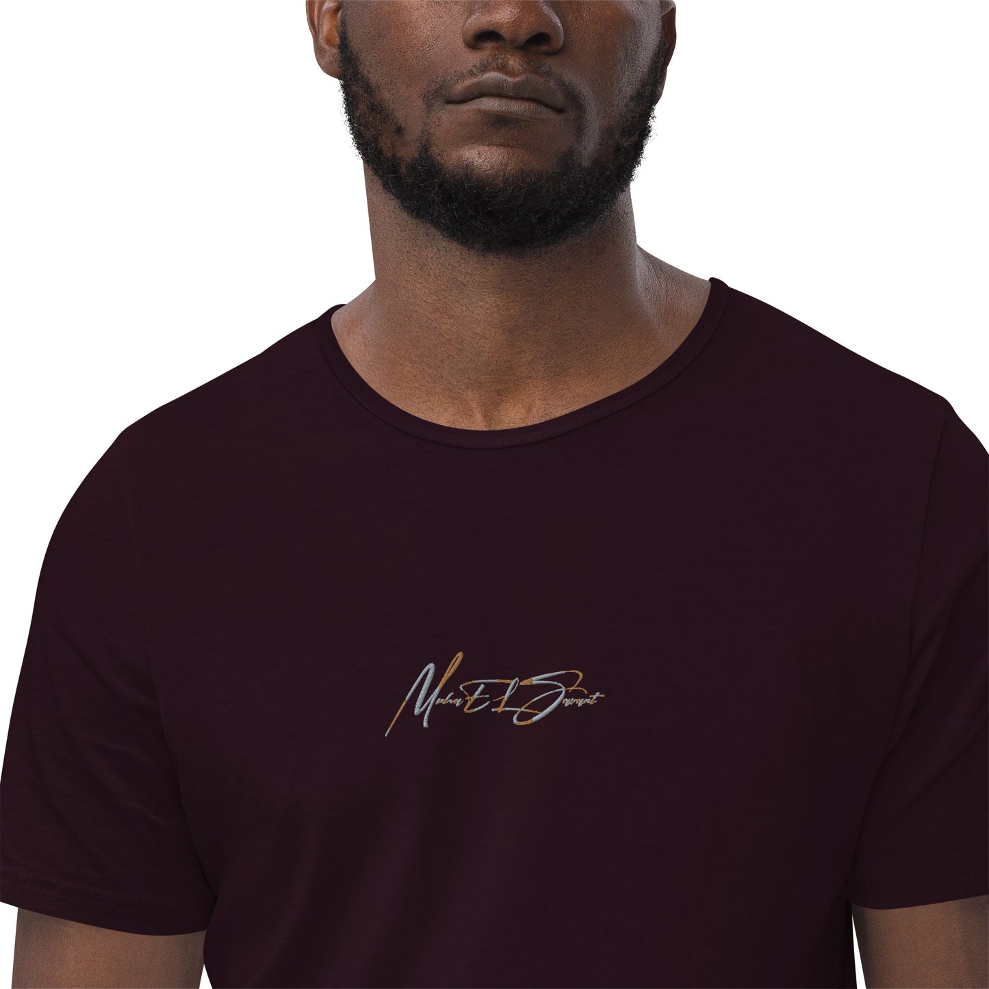 MS Script Curved Hem Tee