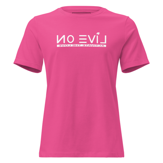 No Evil Live On Reflection Tee – Women's Cut