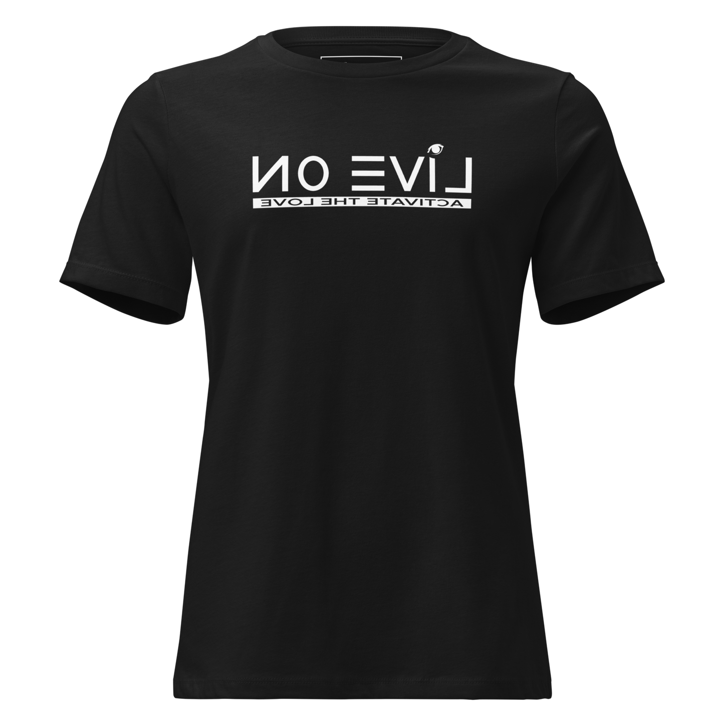 No Evil Live On Reflection Tee – Women's Cut