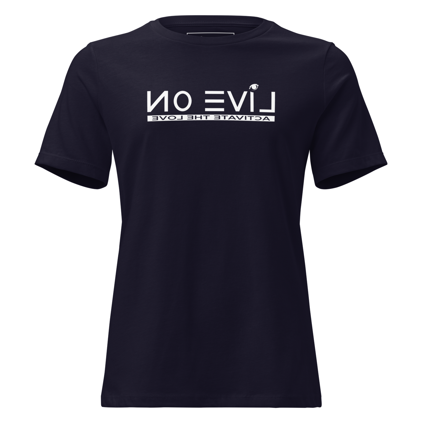No Evil Live On Reflection Tee – Women's Cut
