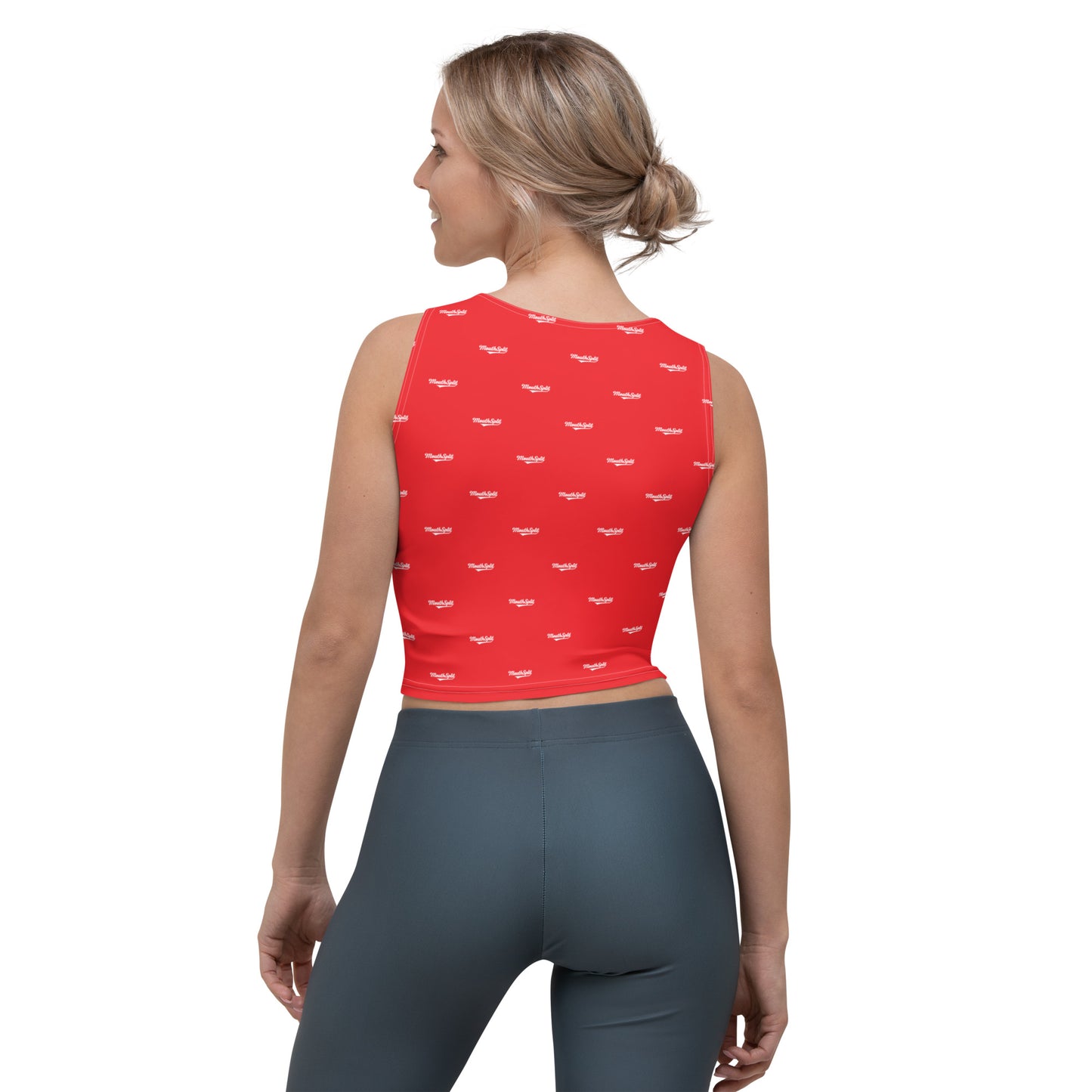 MouthSplit Print Crop Top