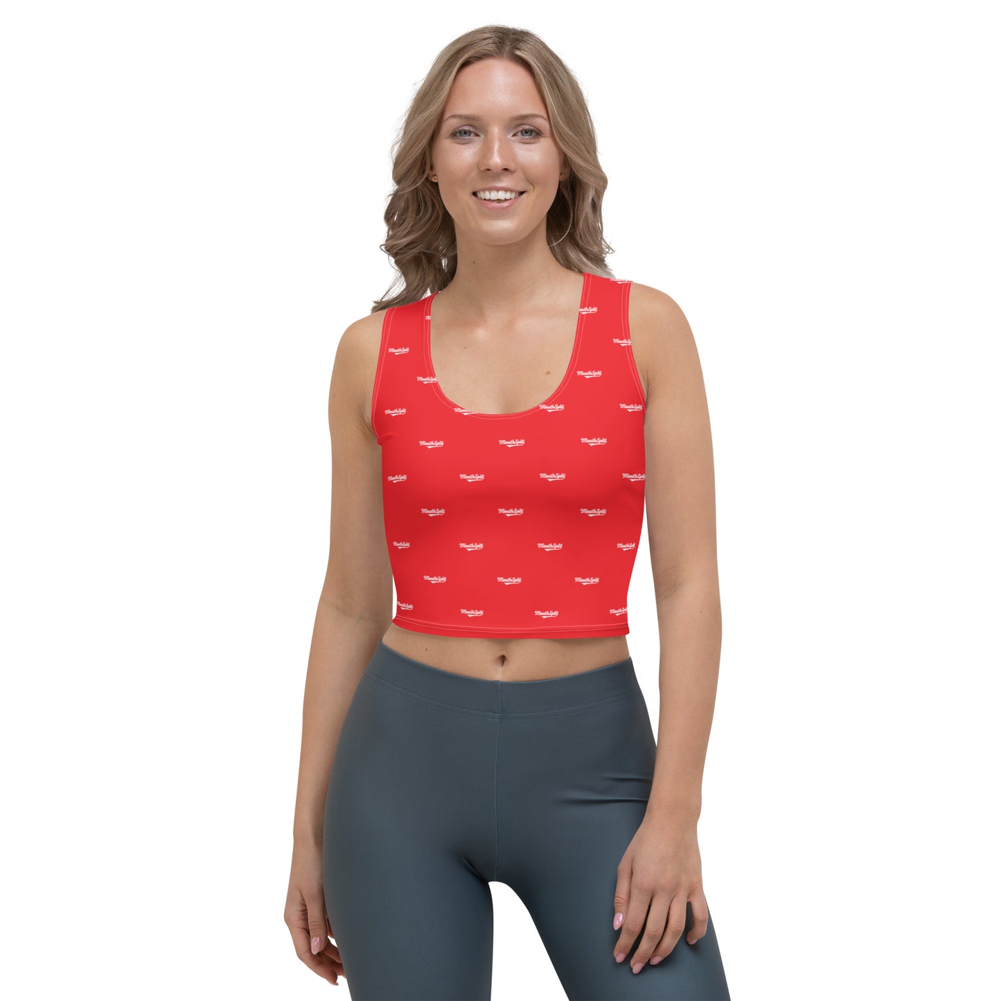 MouthSplit Print Crop Top
