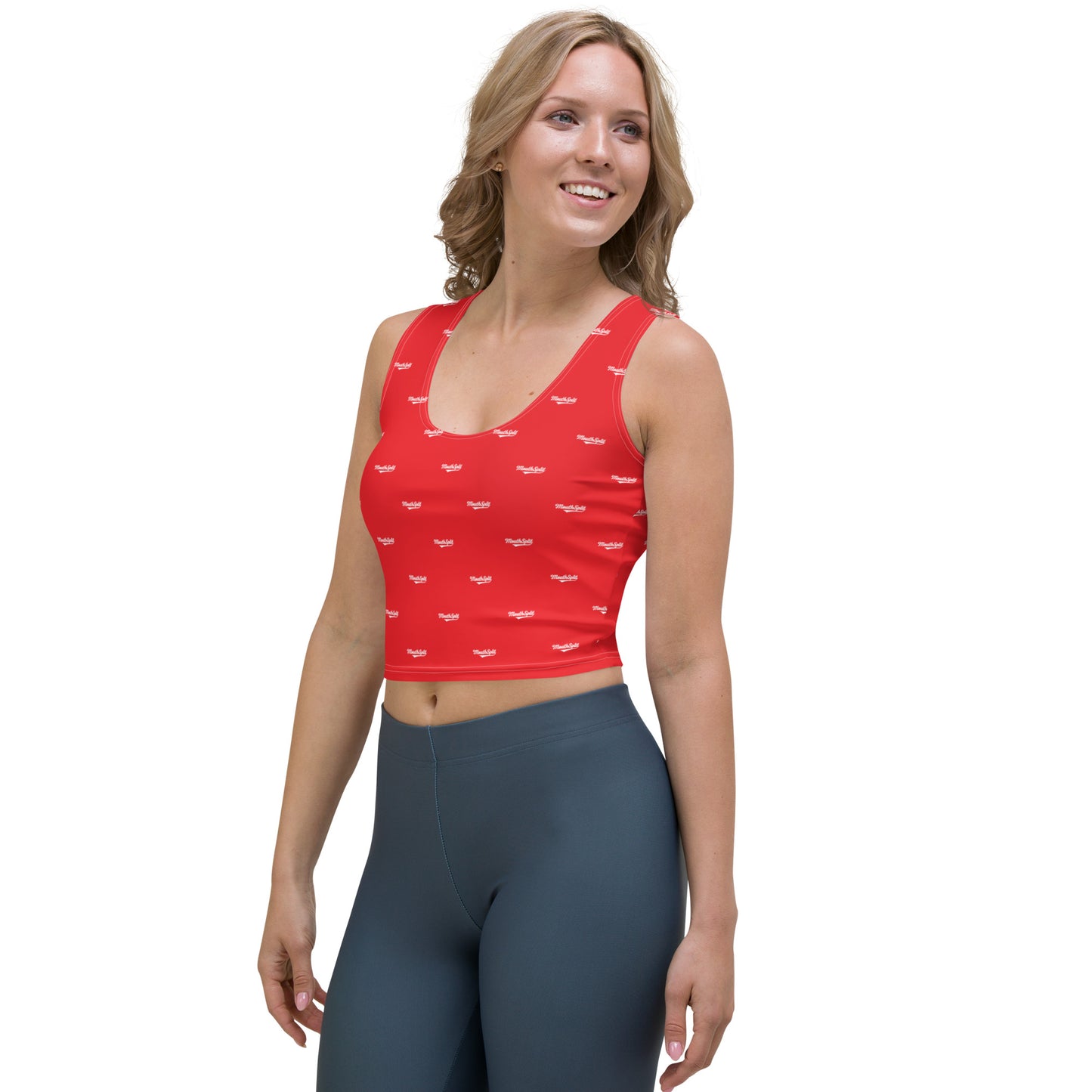 MouthSplit Print Crop Top