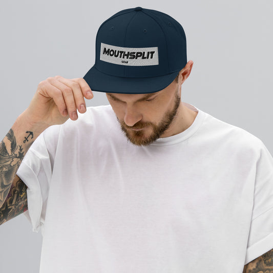 MouthSplit Gear Block Tag Snapback Hat