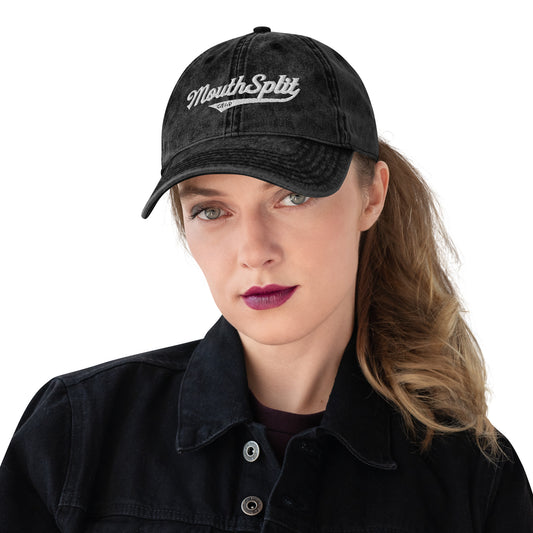 MouthSplit Vintage Wash Dad Hat