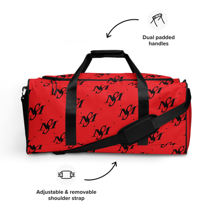 MS Logo Print Duffle Bag