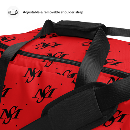 MS Logo Print Duffle Bag