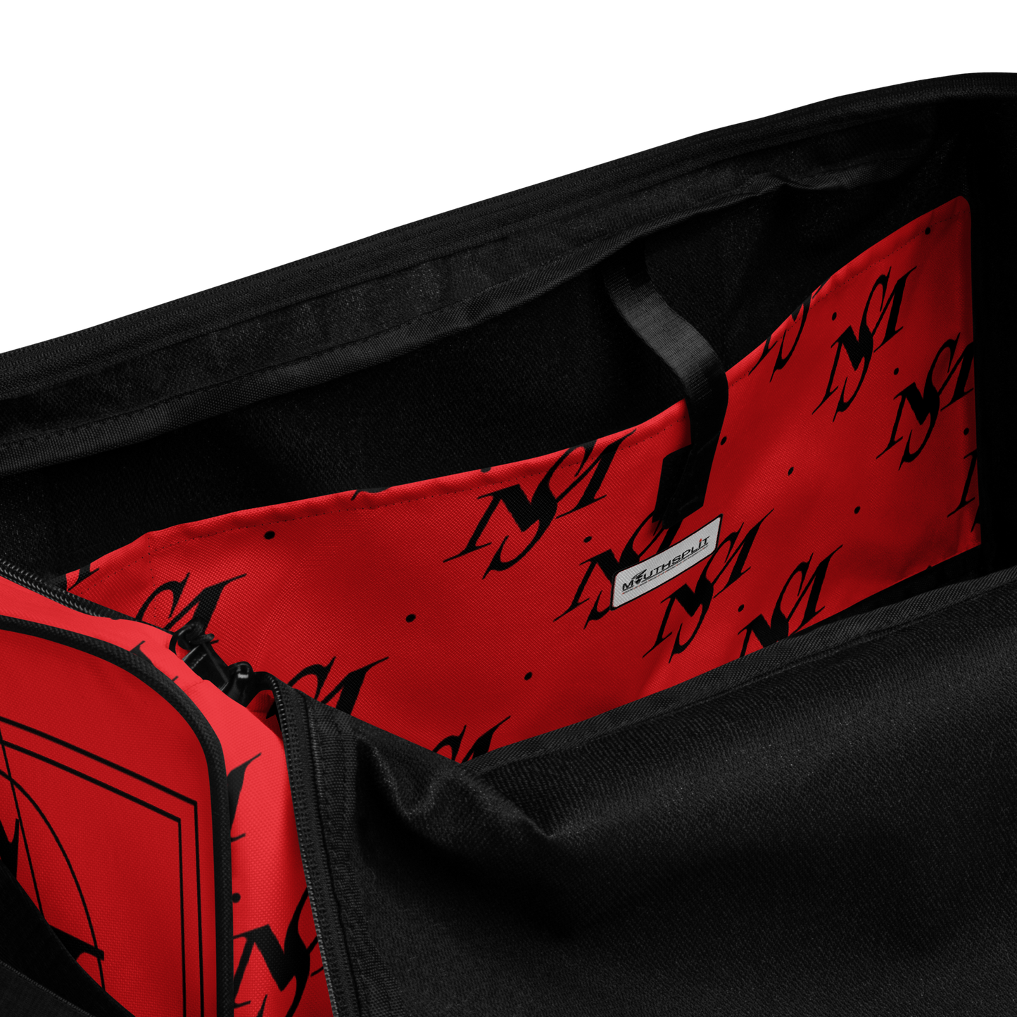 MS Logo Print Duffle Bag