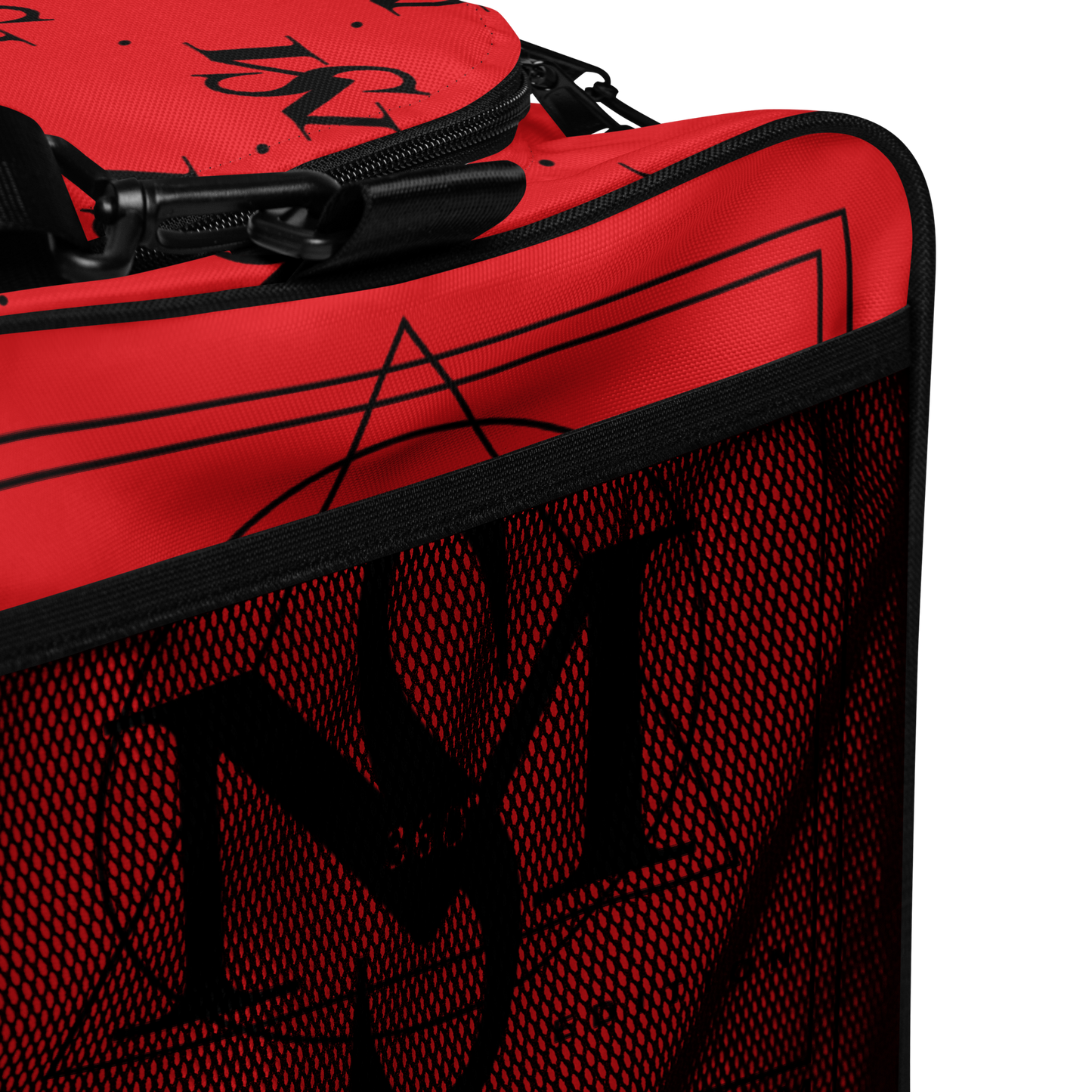 MS Logo Print Duffle Bag