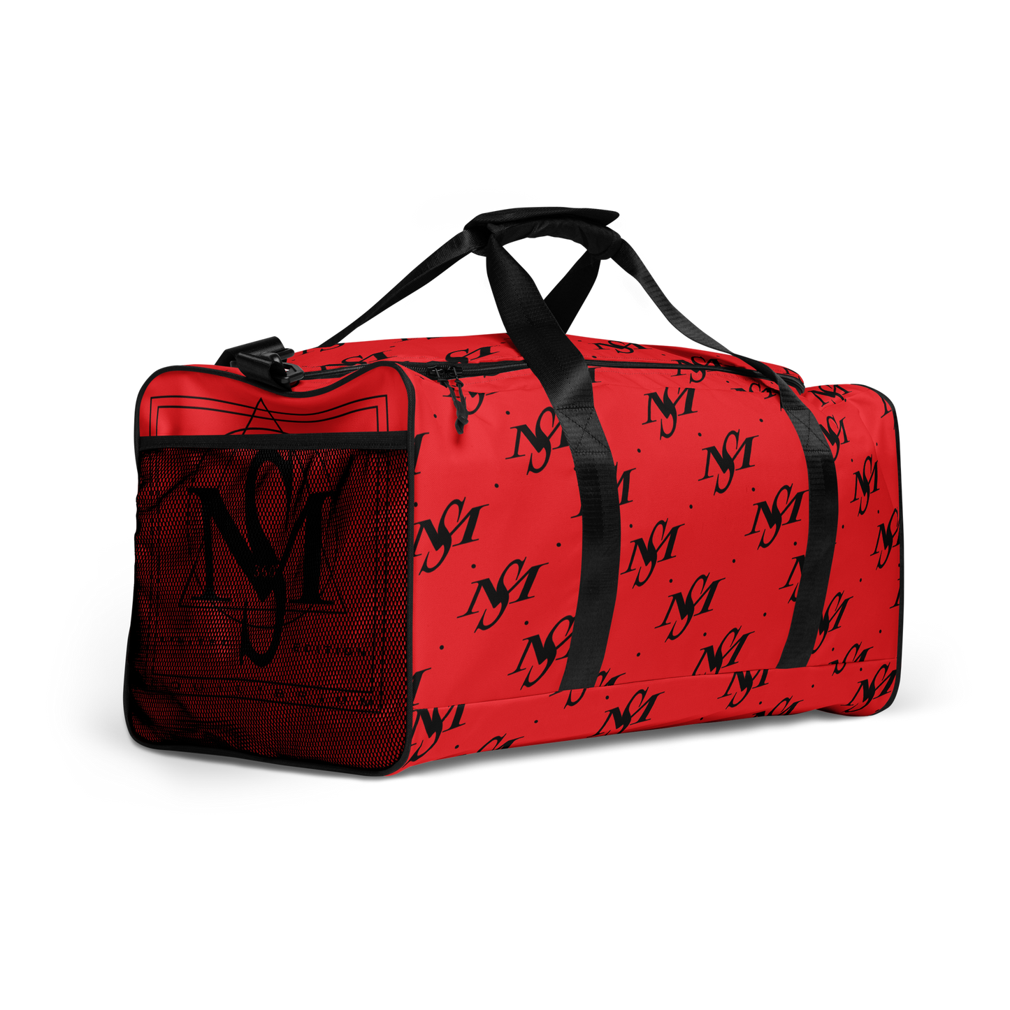 MS Logo Print Duffle Bag