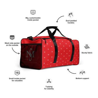 MS Logo MicroPrint Duffle Bag