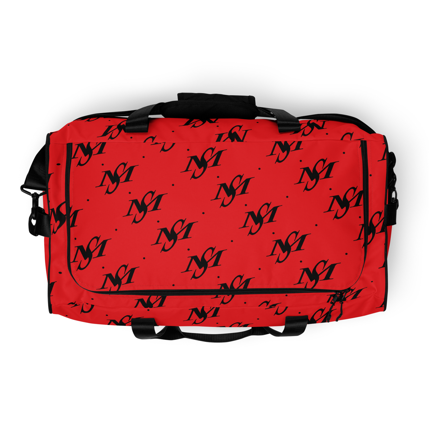MS Logo Print Duffle Bag