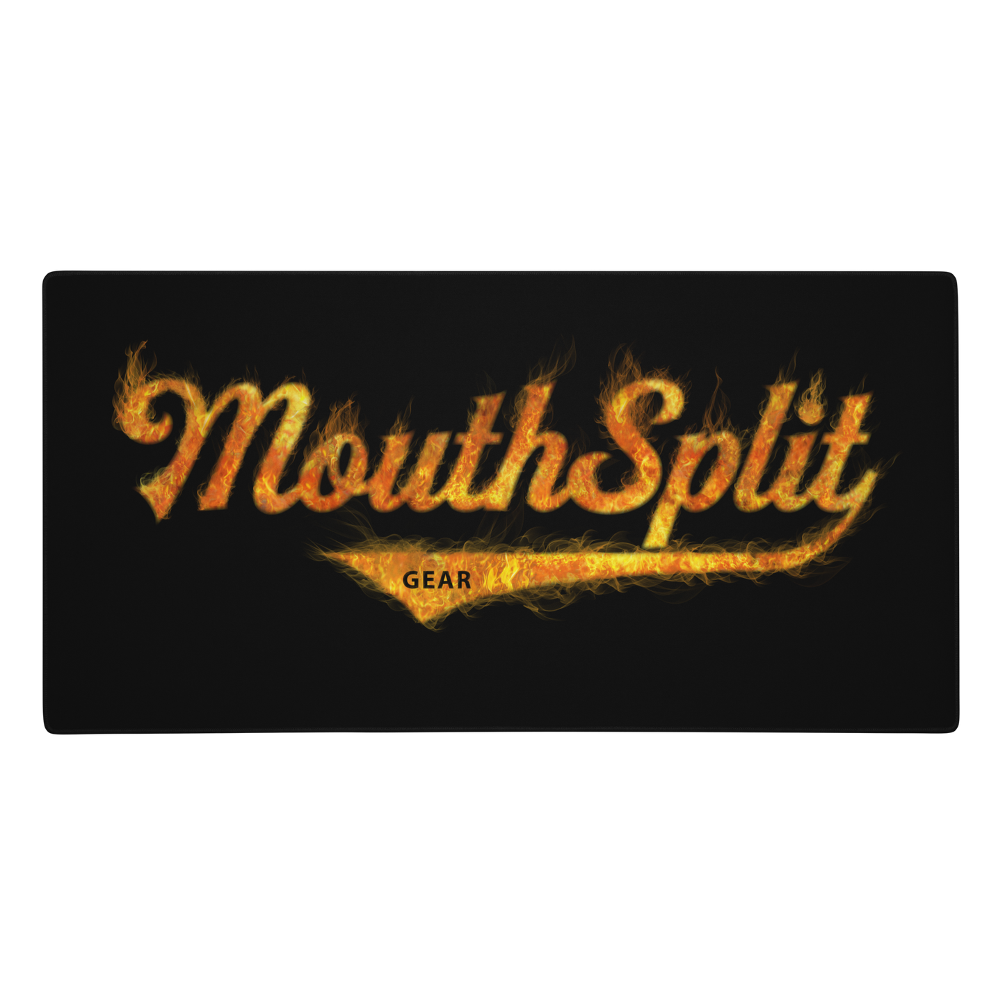 MouthSplit Flames Gaming Mousepad