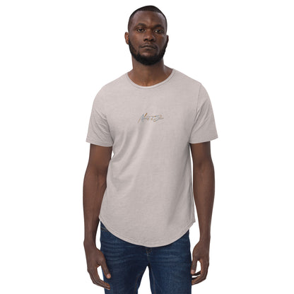 MS Script Curved Hem Tee