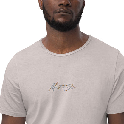 MS Script Curved Hem Tee