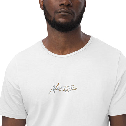MS Script Curved Hem Tee