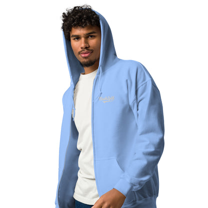 MouthSplit Embroidered Full Zip Hoodie