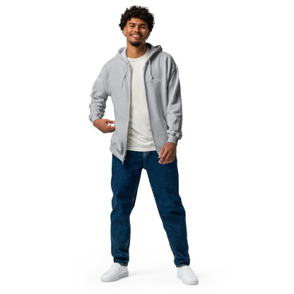 MouthSplit Embroidered Full Zip Hoodie