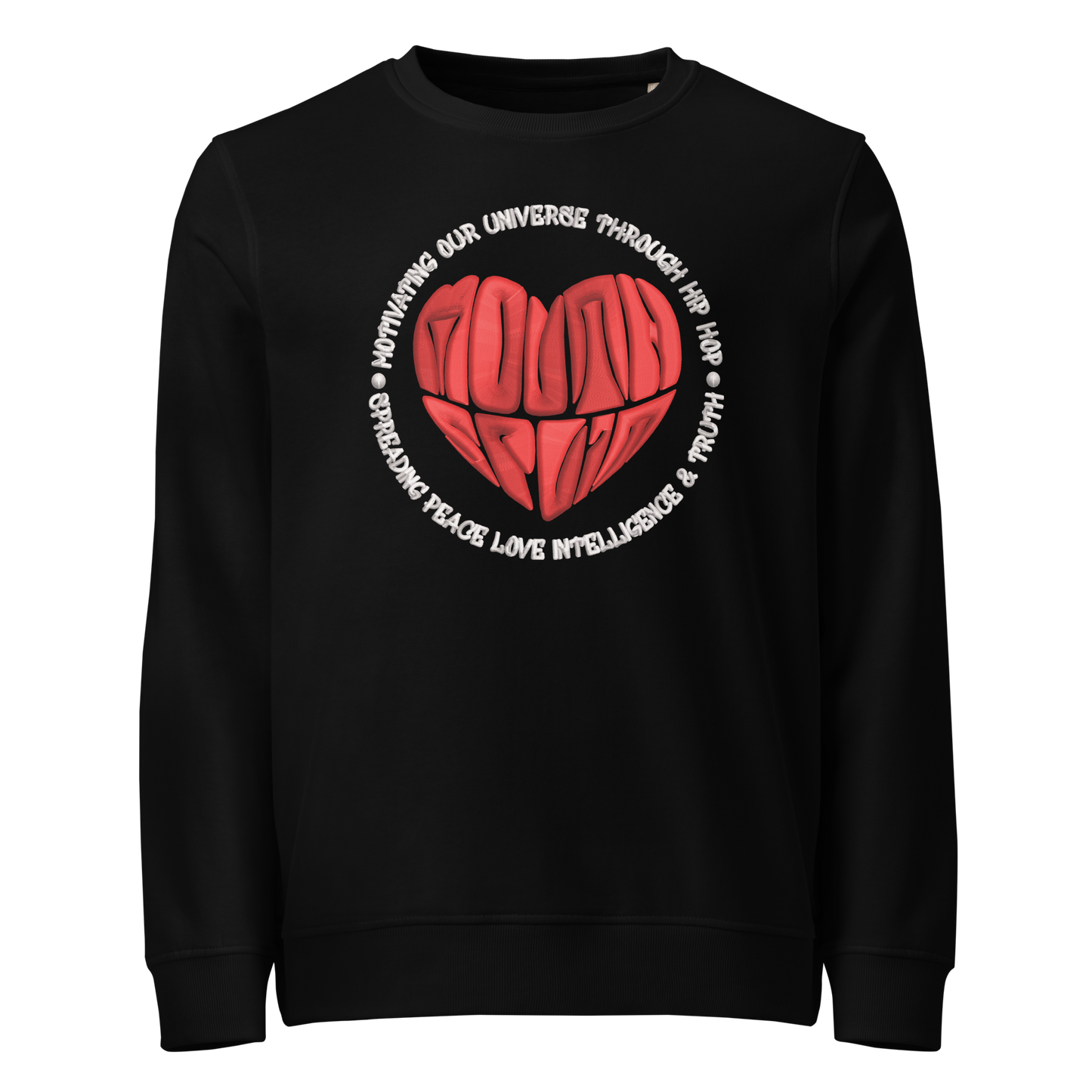 MouthSplit Heart Crewneck Sweatshirt