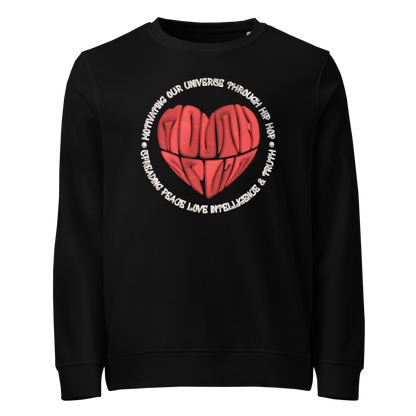 MouthSplit Heart Crewneck Sweatshirt