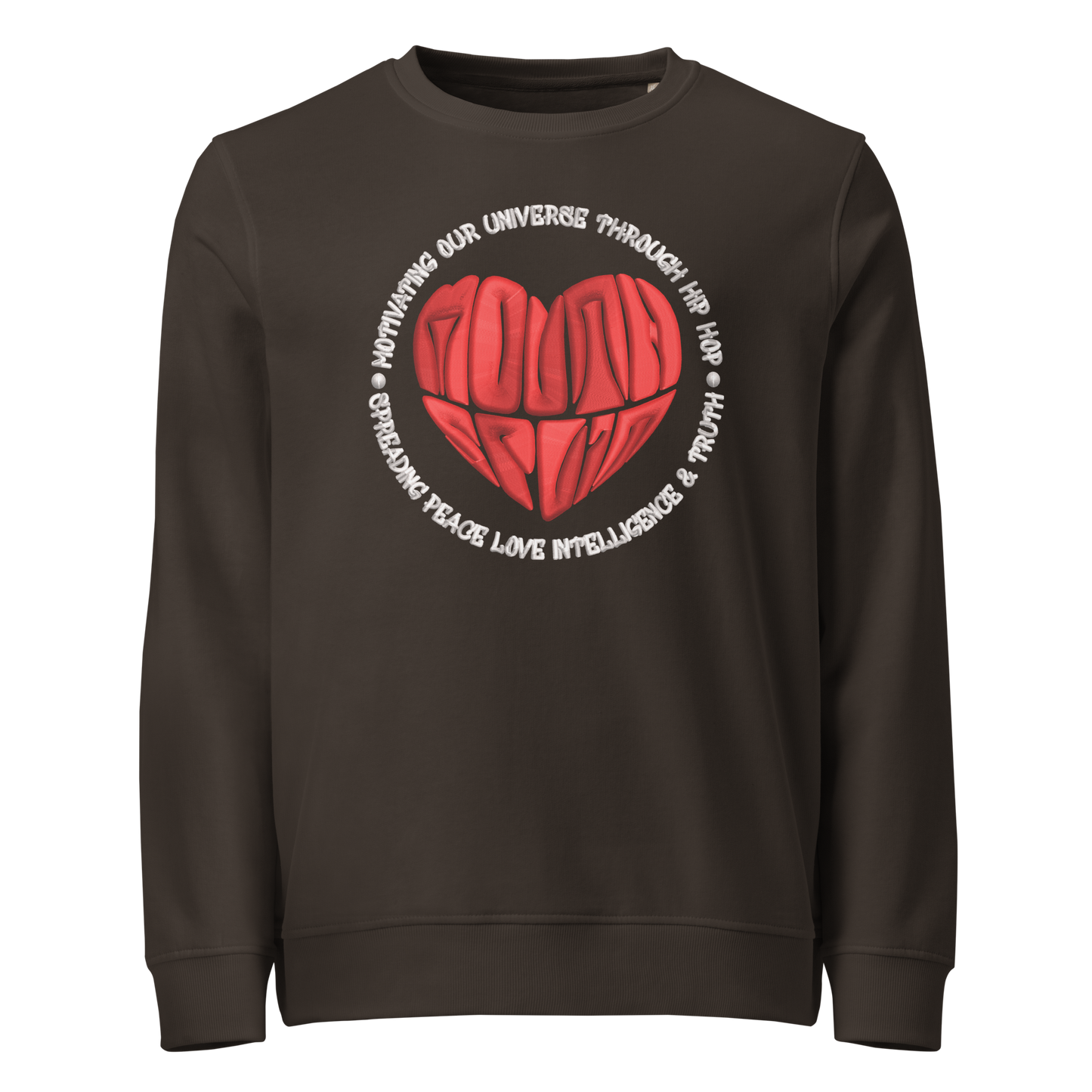 MouthSplit Heart Crewneck Sweatshirt