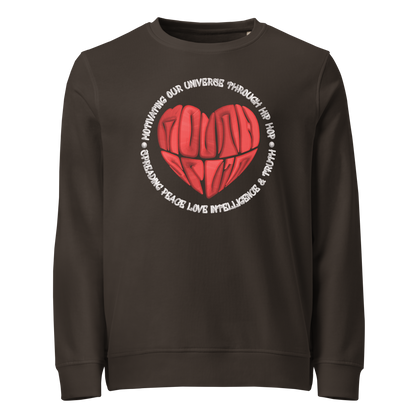 MouthSplit Heart Crewneck Sweatshirt