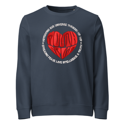 MouthSplit Heart Crewneck Sweatshirt