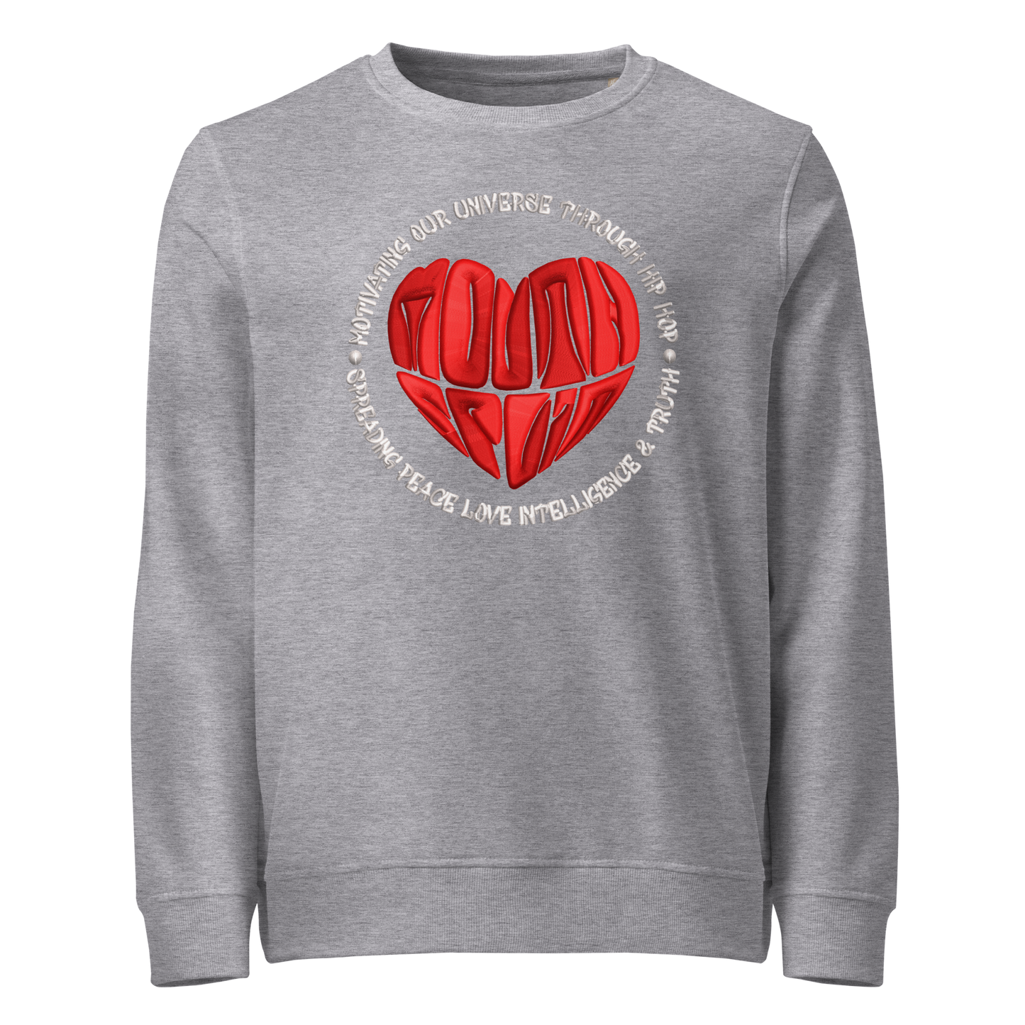 MouthSplit Heart Crewneck Sweatshirt