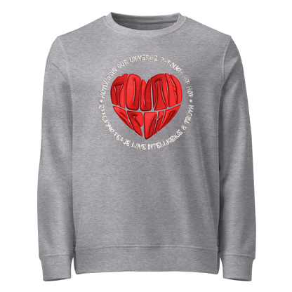 MouthSplit Heart Crewneck Sweatshirt