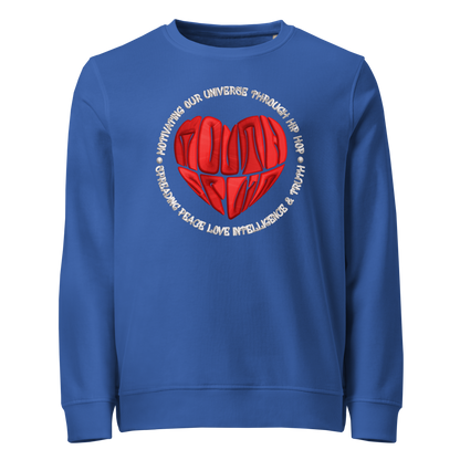 MouthSplit Heart Crewneck Sweatshirt