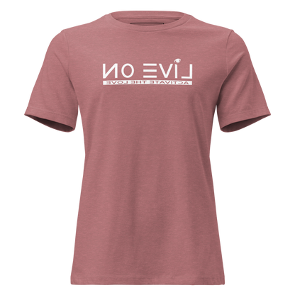 No Evil Live On Reflection Tee – Women's Cut