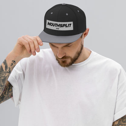 MouthSplit Gear Block Tag Snapback Hat