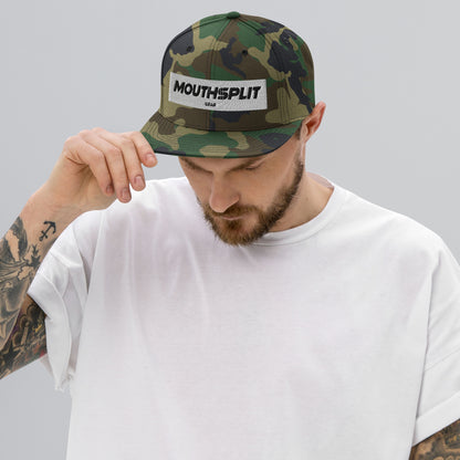 MouthSplit Gear Block Tag Snapback Hat