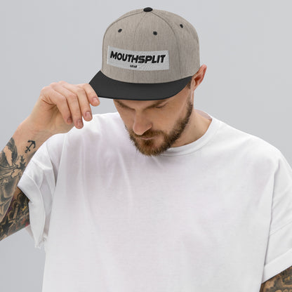 MouthSplit Gear Block Tag Snapback Hat