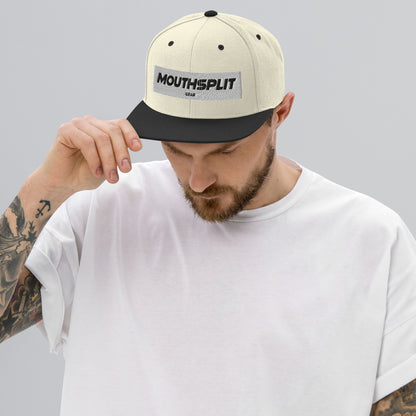 MouthSplit Gear Block Tag Snapback Hat
