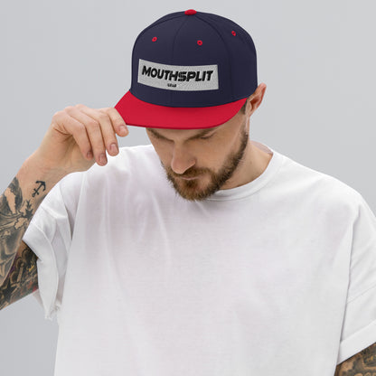 MouthSplit Gear Block Tag Snapback Hat
